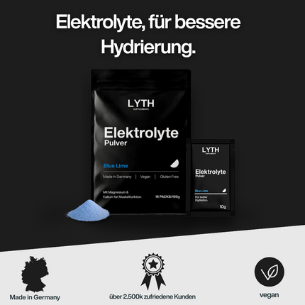 LYTH Elekrolyte Pulver- Blue Lime